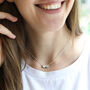 Personalised Sterling Silver Circle Bead Necklace, thumbnail 2 of 8
