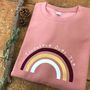 Custom 'Somewhere Over The Rainbow' Adult Sweatshirt, thumbnail 1 of 1