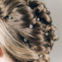 Star Swarovski Crystal Hair Pins In Gold Or Silver Star, thumbnail 12 of 12