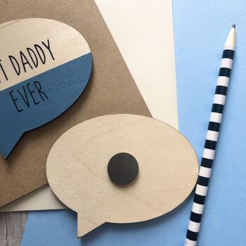Best Dad/Daddy Ever Magnet Birthday/Father's Day Card, 3 of 6