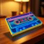 Personalised Cassette Voice Message Card – Neon Happy Birthday, thumbnail 4 of 12