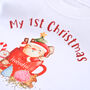 Personalised 'My 1st Christmas' T Shirt And Socks Set, thumbnail 2 of 5