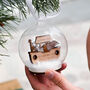 Noah's Ark Personalised First Christmas Bauble, thumbnail 4 of 6