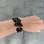 Black Crystal Ribbon Wrist Corsage, thumbnail 8 of 9