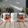 Personalised Dog Mug Rottweiler In An Autumn Wreath, thumbnail 2 of 2