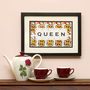 Queen Playing Card Frame, thumbnail 1 of 5