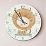 Lion Personalised Clock, thumbnail 3 of 4