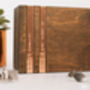 Wooden Cufflink And Watch Box With Copper Message, thumbnail 1 of 9