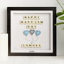 Baby Boy Happy Baptism Day Personalised Gift Frame, thumbnail 6 of 8