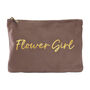 Luxurious Velvet Bridal Party Makeup Bags, thumbnail 5 of 9