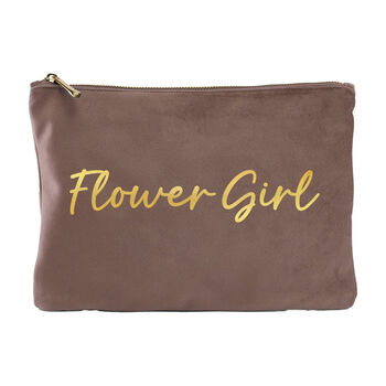 Luxurious Velvet Bridal Party Makeup Bags, 5 of 9