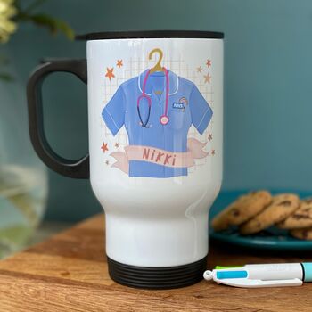 Personalised Nurse Travel Mug, 2 of 4