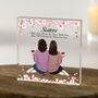 Personalised Sisters Gift Acrylic Block, thumbnail 1 of 6