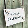 Nanny's Greenhouse Sign With Bees, thumbnail 1 of 6