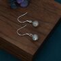 Genuine Labradorite Drop Hook Earrings, thumbnail 1 of 6