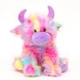 Large Highland Cow Multi Coloured Toy, thumbnail 1 of 2