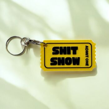 Arcade Ticket Funny And Offensive Novelty Keyrings, 9 of 10