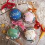 Personalised Hand Painted Floral Baubles, thumbnail 9 of 12