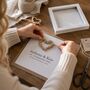 Personalised 4th Anniversary Gift Handmade Linen Heart, thumbnail 12 of 12