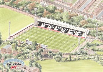 Darlington Fc Feethams Stadium Fine Art Print, 2 of 3