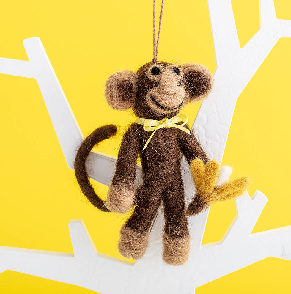 Cheeky Monkey Decoration By Postbox Party