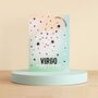 Virgo Star Sign Constellation Birthday Card, thumbnail 1 of 7