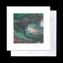Set Of Four Hand Painted Greeting Cards 'Wave One', thumbnail 1 of 6