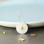 Birsthstone Sterling Silver Coin North Star Necklace, thumbnail 2 of 9