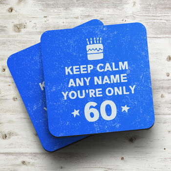 Personalised Mug 'Keep Calm 60th Birthday', 5 of 6
