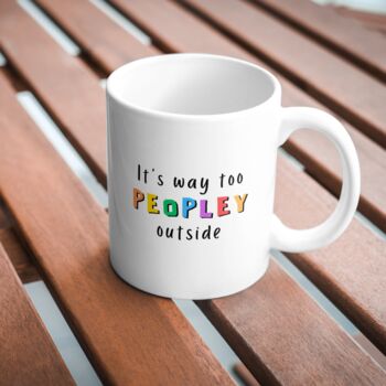 Funny Social Anxiety Introvert Mug, 5 of 8