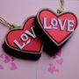Pink And Red Heart Valentines Love Decoration, thumbnail 2 of 3