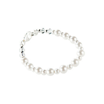 Swarovski Pearl Wedding Necklace, 3 of 8