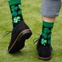 Men's Bamboo Socks Lucky Irish Shamrock, thumbnail 1 of 5