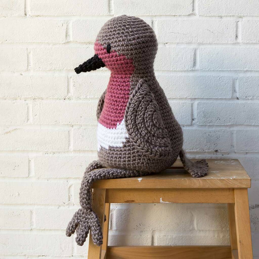 Riley The Giant Robin Crochet Kit By Wool Couture