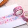 Pink Under The Sea Washi Tape Eco Friendly Paper Masking Tape, thumbnail 1 of 2