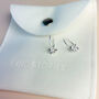 Sterling Silver Flower Ear Jacket Earrings, thumbnail 4 of 5