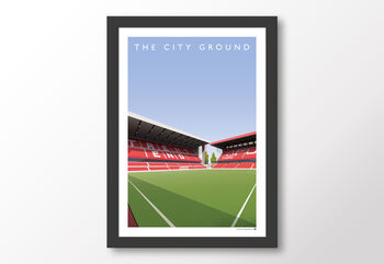 Nottingham Forest City Ground Trent End Poster, 8 of 8