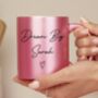 Personalised Pink Glitter Mug, thumbnail 2 of 5