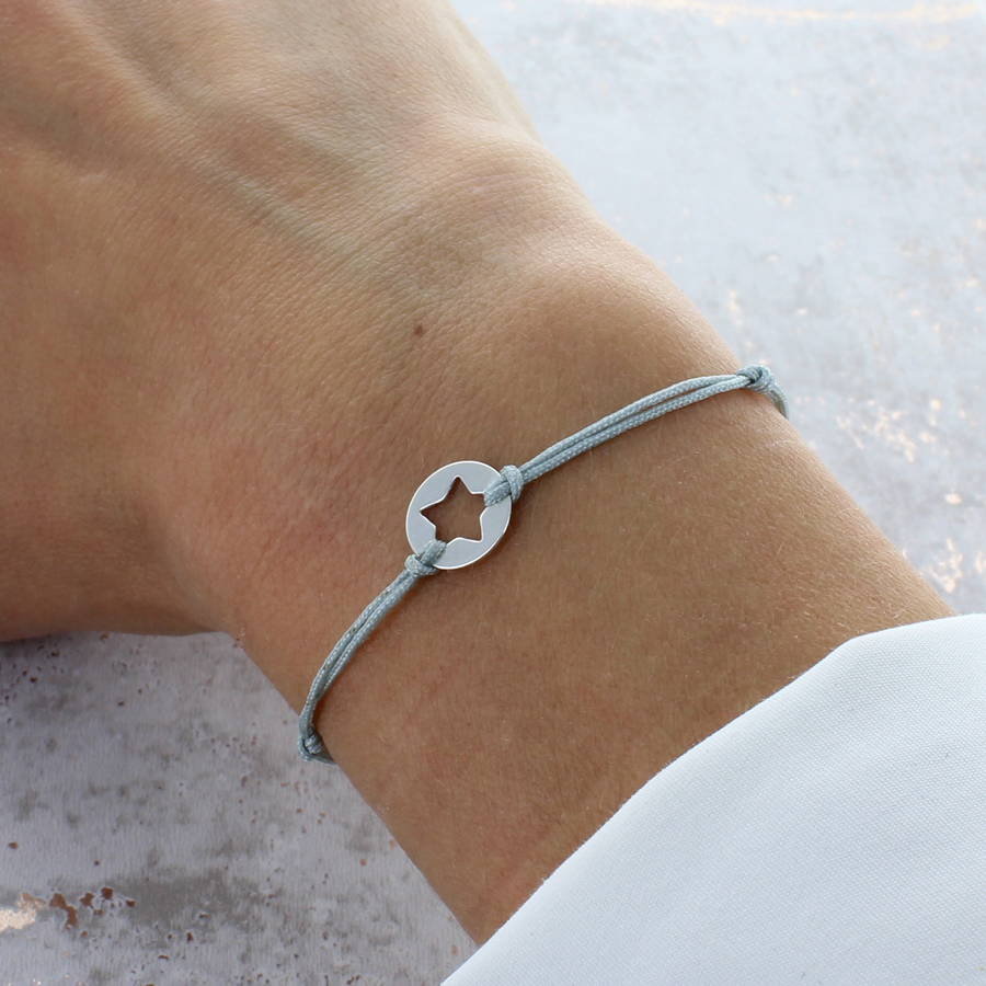 Sterling Silver Star Friendship Bracelets, 1 of 5