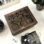 Personalised Wooden Filigree Trinket Box, thumbnail 10 of 11