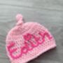 Personalised Handmade Baby Hat, thumbnail 3 of 7