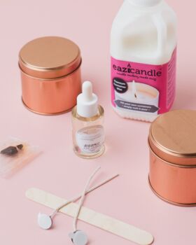 The Rose Gold Scented Candles Craft Kit, 4 of 7