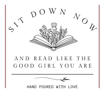 Smut Reader Candle Gift, Funny Spicy Book Lover Present, 10 of 10