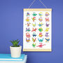 Alphabet Large Letter Dinosaur Poster Print, thumbnail 3 of 4