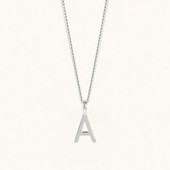 Letter Necklace 925 Silver Or 18ct Gold Plated Vermeil, 6 of 7