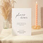 Wedding Unplugged Ceremony Sign A4 Modern Calligraphy, thumbnail 1 of 5
