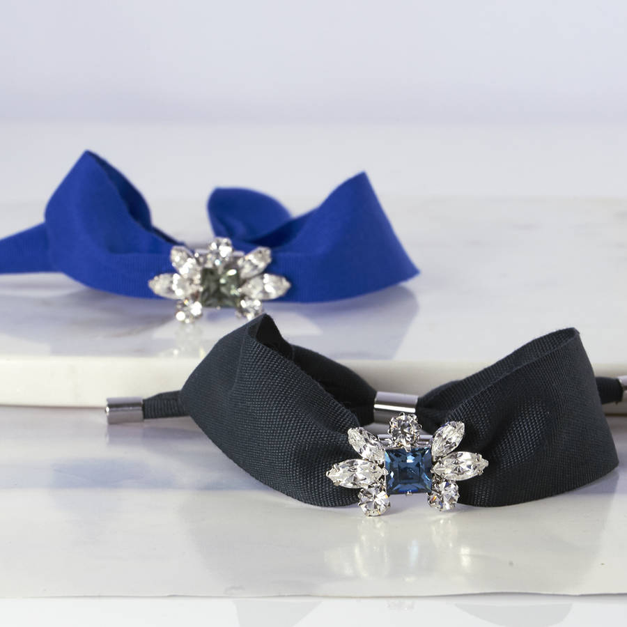 Blue Ribbon Bracelet By DOSE of ROSE