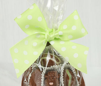 Chunky Half Milk Easter Egg Shell Filled With Seven Luxury Belgian Milk Chocolates, 2 of 3
