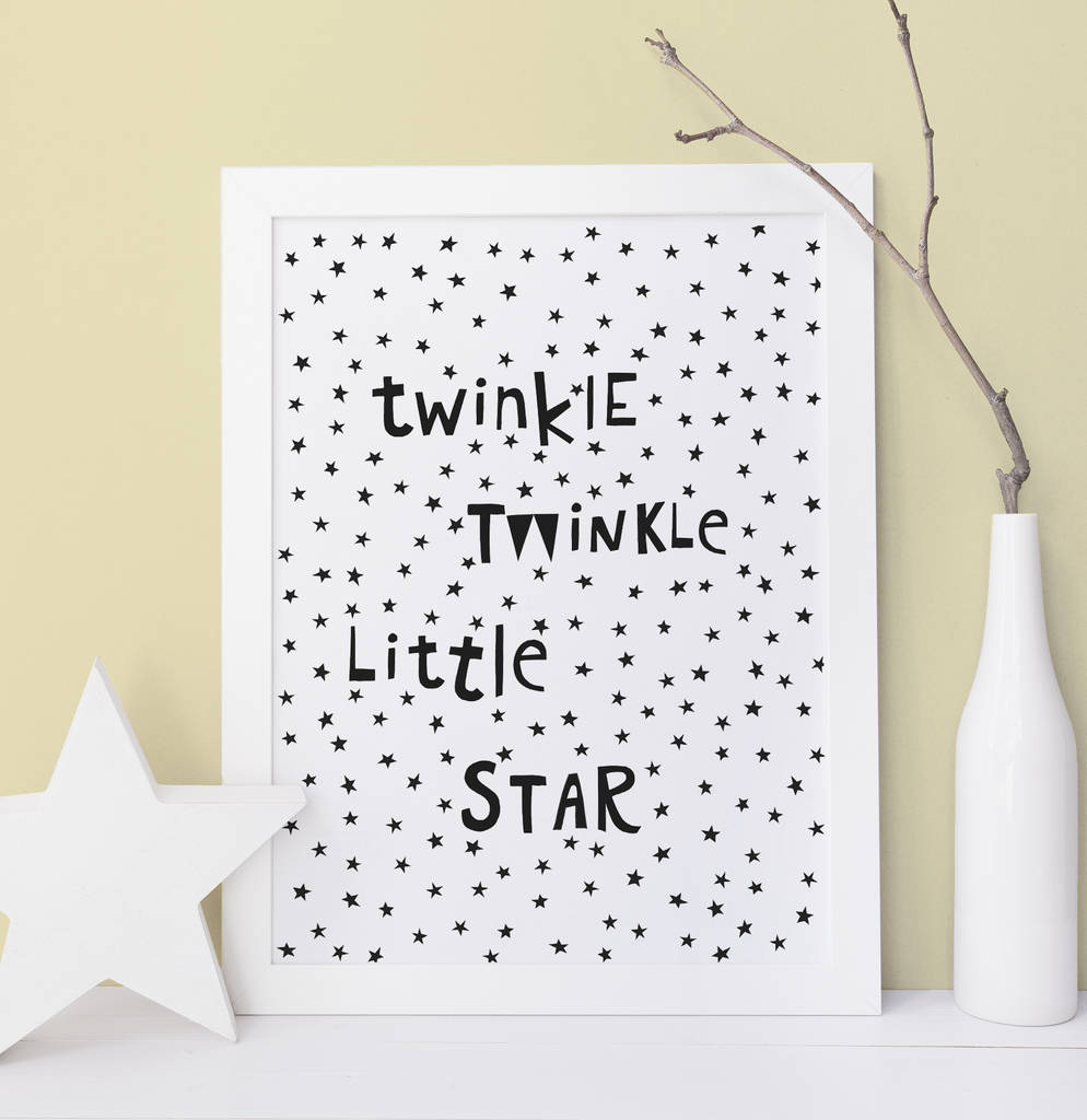 Twinkle Twinkle Little Star, Baby Boy Or Girls Gift By YOYO Studio ...