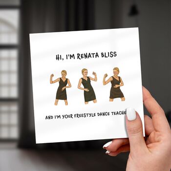 Freestyle Dance Teacher Card – Funny Viral Meme Card, 4 of 7